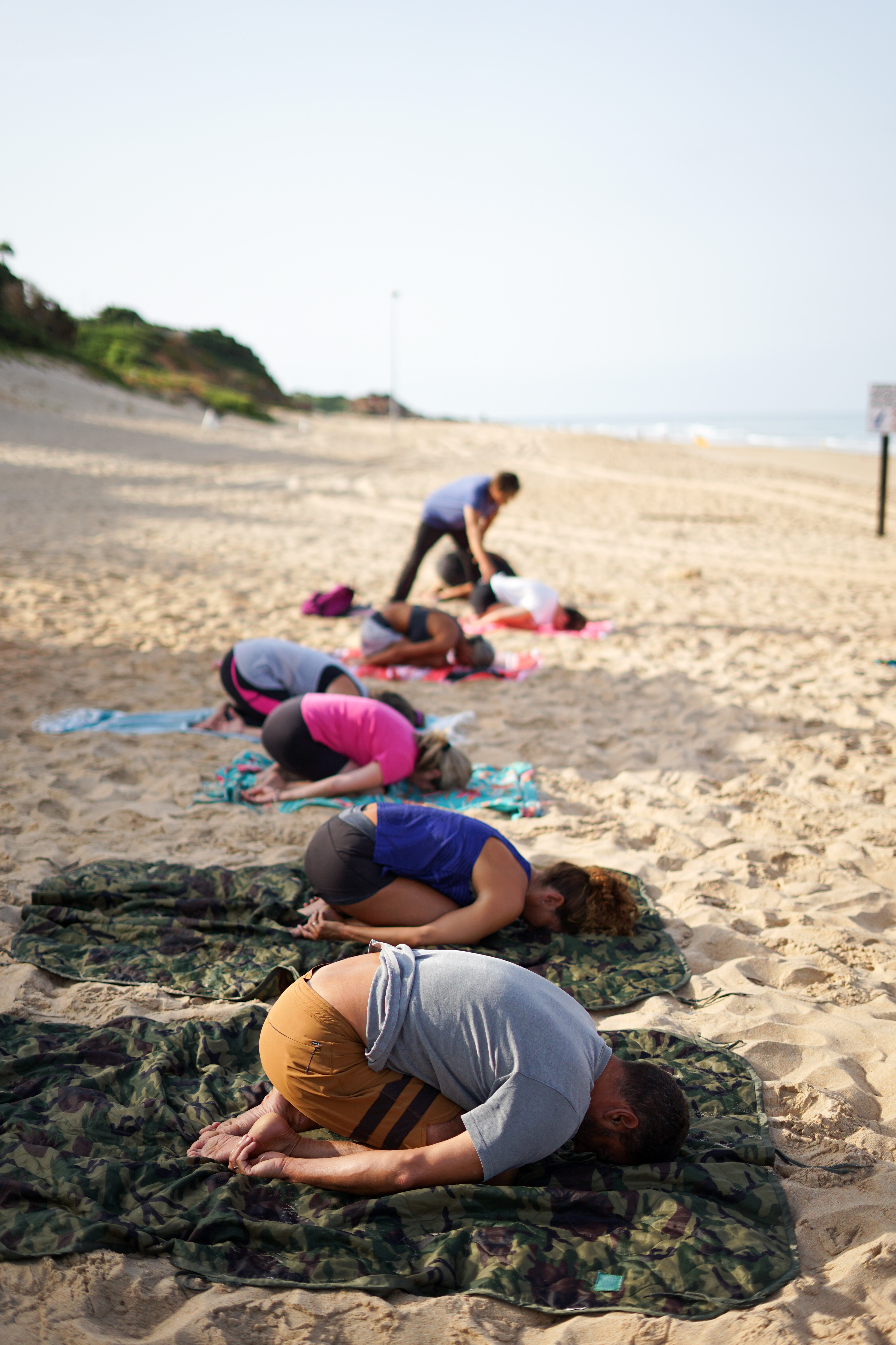 Yoga en la playa