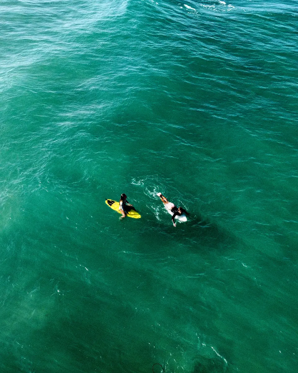 Sesión individual en el agua