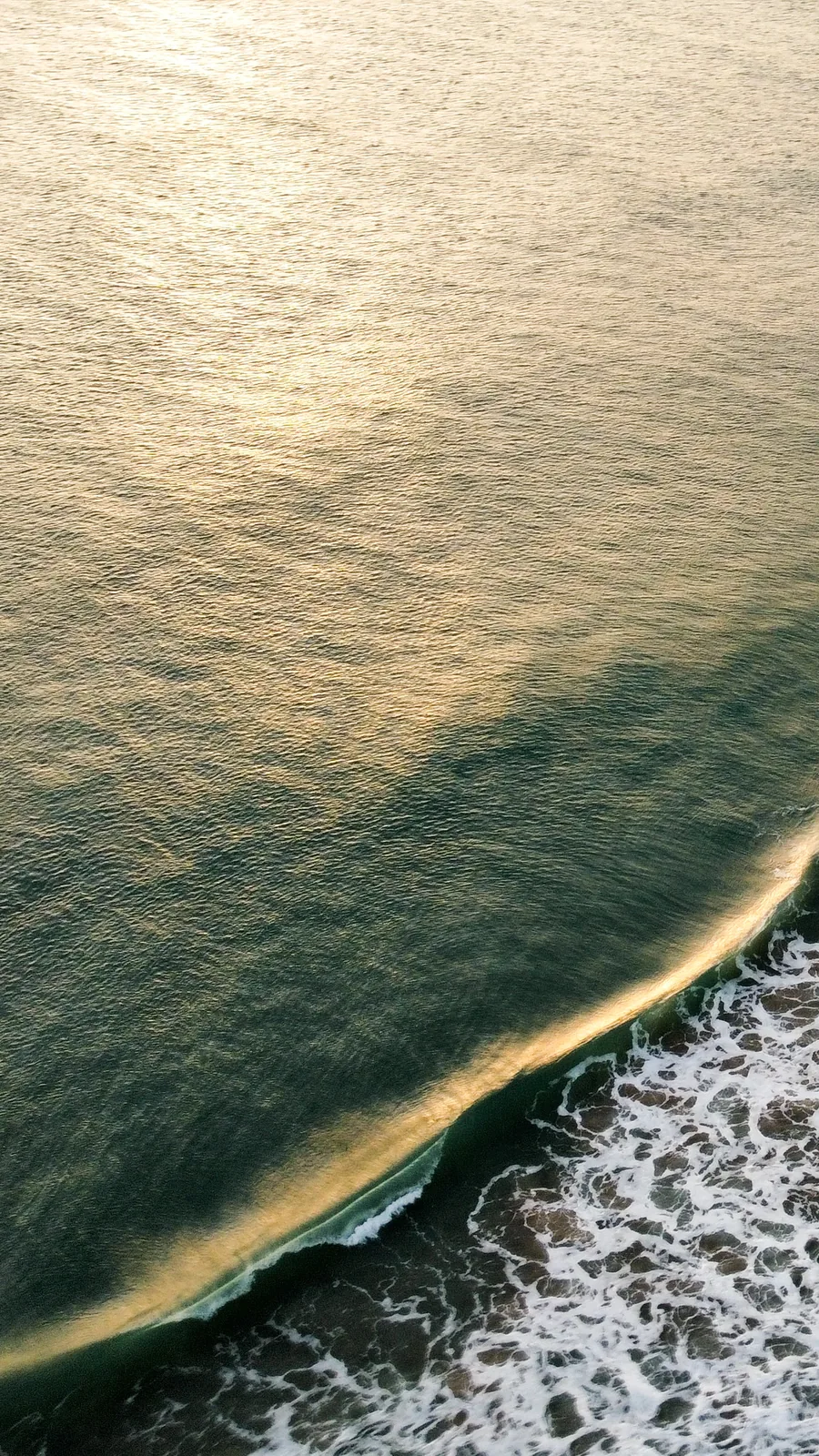 El mar al atardecer