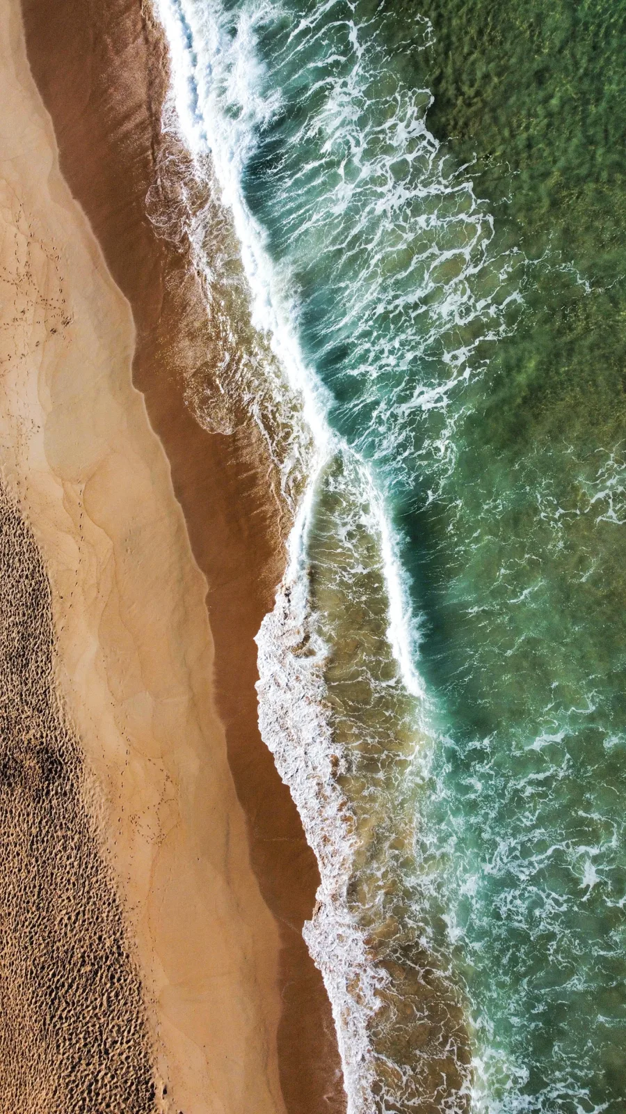 La orilla de Roche vista desde el aire